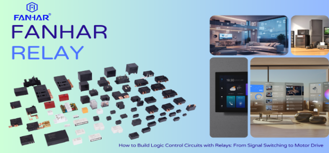 How to Build Logic Control Circuits with Relays: From Signal Switching to Motor Drive